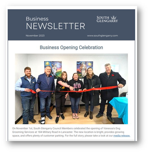 November business newsletter
