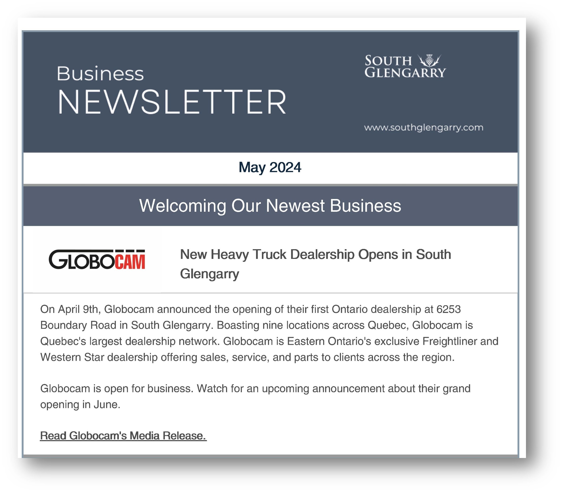 Business Newsletter - May 2024