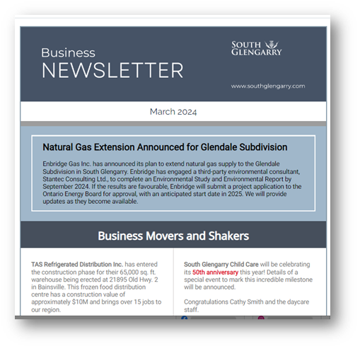 March business newsletter